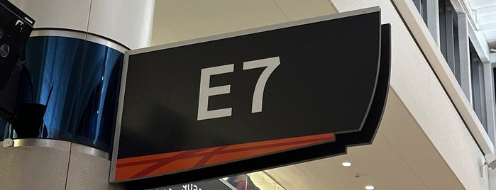 Gate E7 is one of Hawaii.