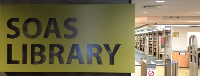 SOAS Library is one of Libraries.