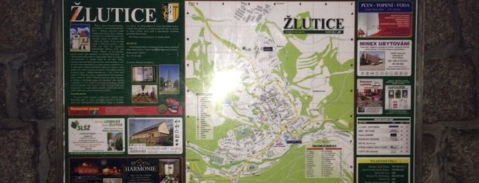 Žlutice is one of [Ž] Města, obce a vesnice ČR | Cities&towns CZ.