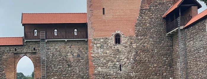 Medininkai castle is one of Eime pasivaikščioti - Vilnius.