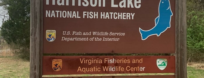 Harrison Lake National Fish Hatchery is one of National Wildlife Refuges.