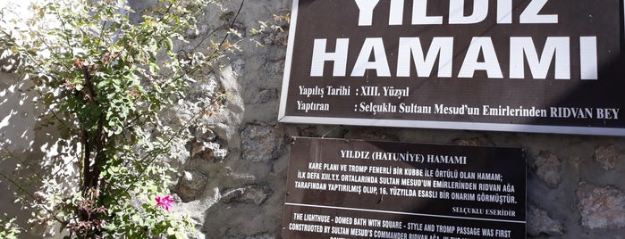 Yıldız (Hatuniye) Hamamı is one of Orte, die Yaşam Koçu Oğuz gefallen.