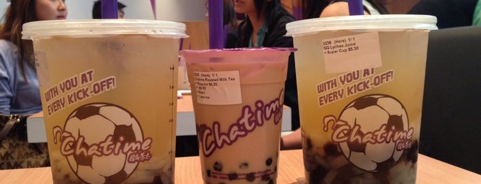 Chatime Bubble Tea 日出茶太 is one of Lugares favoritos de Chyrell.