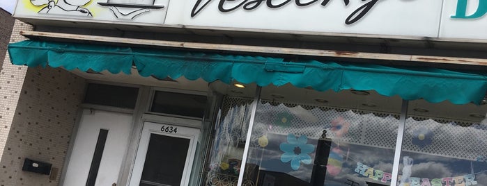 Vesecky's Bakery is one of Chicago spots.