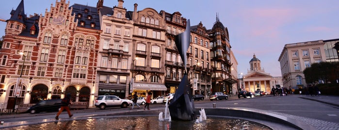 Fountain of Zuidertoren / Tour du Midi is one of 🇧🇪Brussel.