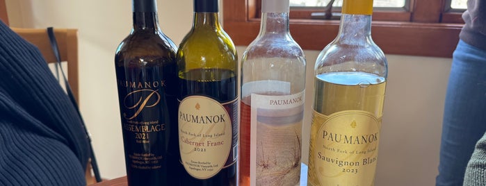 Paumanok Winery is one of North Fork getaway.