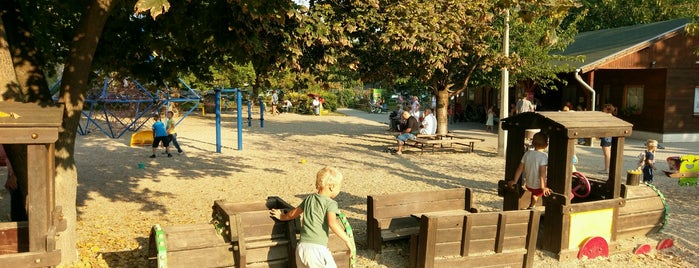 Máltai játszótér is one of Budapest with kids.