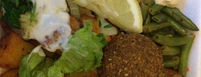 Falafel & Shawarma is one of LDN favs / tips.