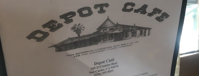Depot Cafe is one of Caltrain Train Stations.