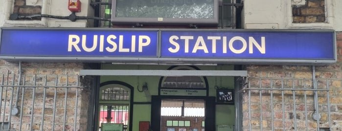 Ruislip London Underground Station is one of Stations - LUL used.