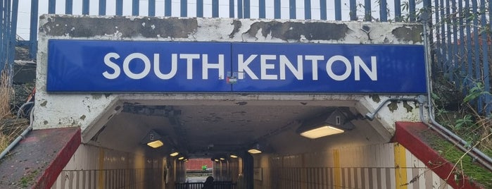South Kenton London Underground Station is one of ...to melo....