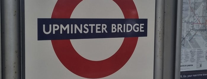 Upminster Bridge London Underground Station is one of Stations - LUL used.