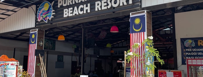 Purnama Beach Resort is one of hotels and restaurants.