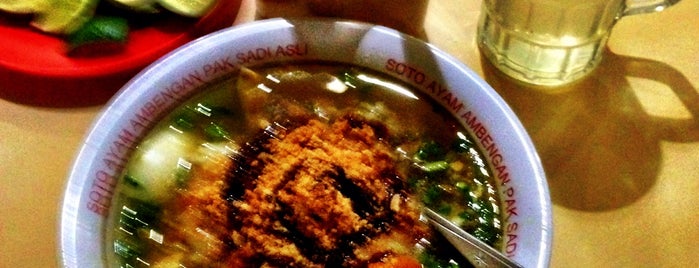 Soto Ayam Ambengan Pak Sadi Asli is one of Recommended by Friends.