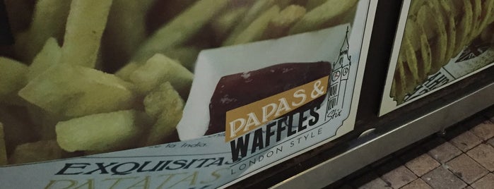 Papas & waffles London style is one of To go!.