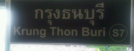 BTS กรุงธนบุรี (S7) is one of Bangkok Transit System (BTS) รถไฟฟ้า.
