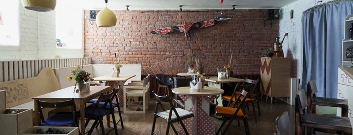 Дизайн-кафе «Дуня» is one of «Новые места» в Петербурге — 2014.