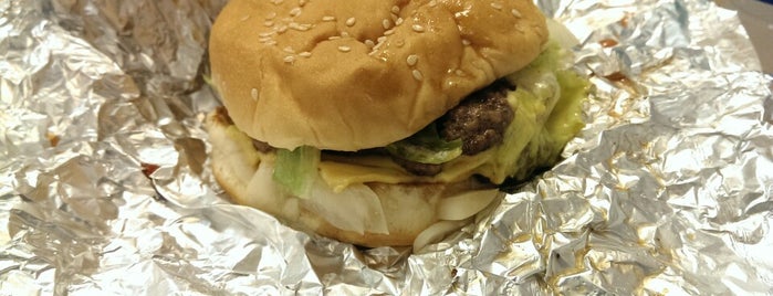 Five Guys is one of NYC Food.