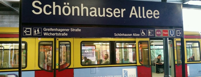 S+U Schönhauser Allee is one of Berliner S-Bahn.