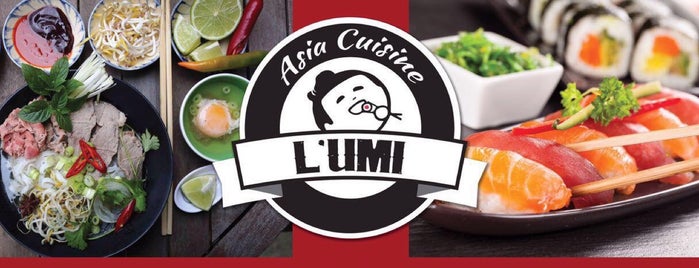 L'UMI Asia Cuisine is one of Dirk'in Beğendiği Mekanlar.