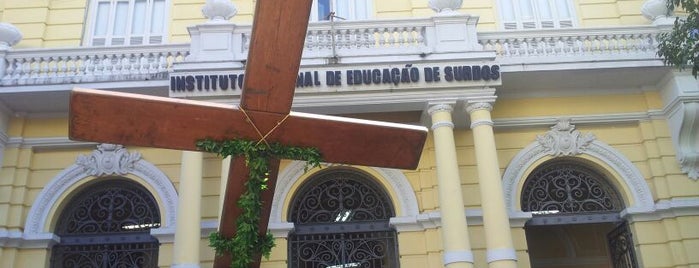 Instituto Nacional de Educação de Surdos (INES) is one of #Rio2013 | Símbolos da JMJ no Rio de Janeiro.