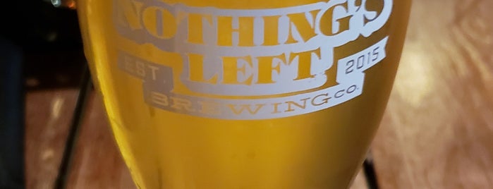 Nothing's Left Brewing Company is one of Beat Of Tulsa.