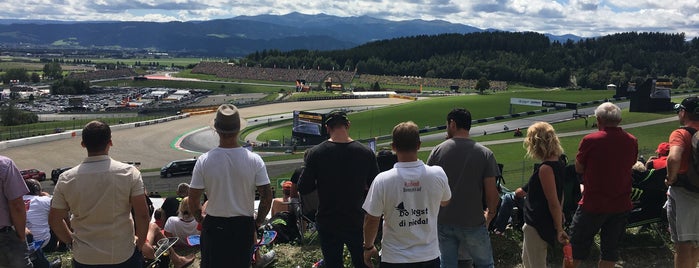 Red Bull Ring , Spielberg is one of Lugares favoritos de Ali.