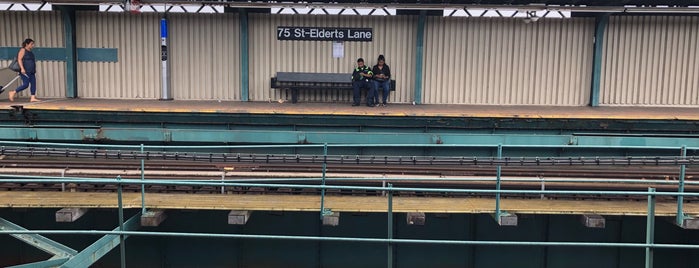 MTA Subway - 75th St/Elderts Lane (J/Z) is one of NYC Subways J/Z, 7, L, G, S.