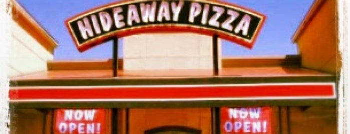 Hideaway Pizza is one of Locais salvos de Rob.