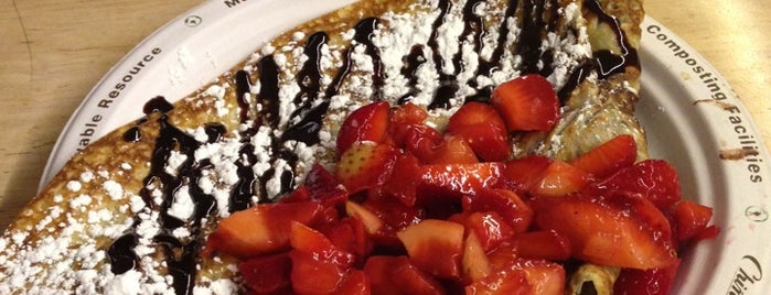 Ice Cream Crepes is one of NYC eats.