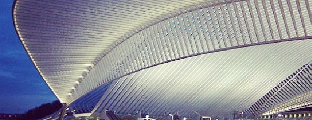 Gare de Liège-Guillemins (XHN) is one of Lieux qui ont plu à Philippe.