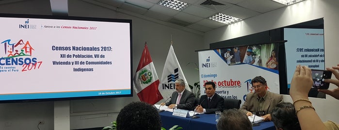 Instituto Nacional de Estadística e Informática (INEI) is one of Sector publico.