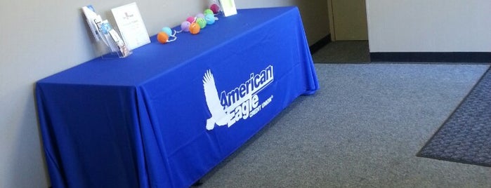 American Eagle Credit Union is one of usual places.