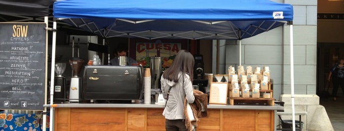 Blue Bottle Coffee Kiosk is one of San Francisco Caffeine Crawl.