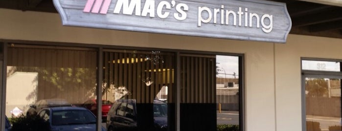 Mac's Printing is one of Integrity Press.