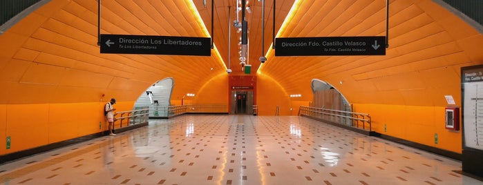 Metro Plaza Chacabuco is one of Estaciones del Metro de Santiago.