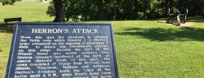 Prairie Grove Battlefield State Park is one of XNA Faves in The 'Zarks.