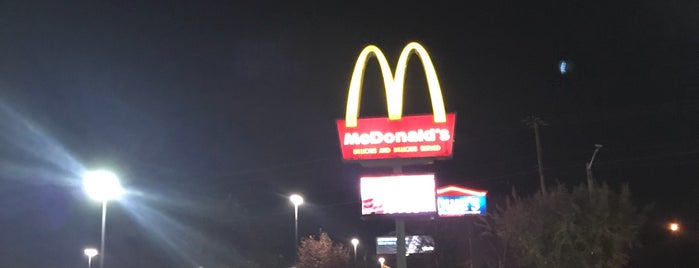McDonald's is one of local spots.