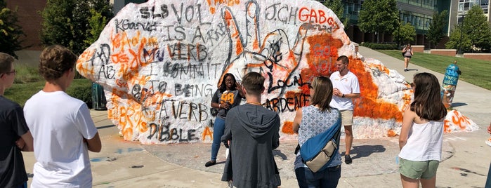 The Rock is one of You know your a Vol if... (UT campus).