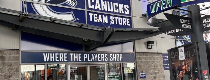 Canucks Team Store is one of Vancouver to-do list.