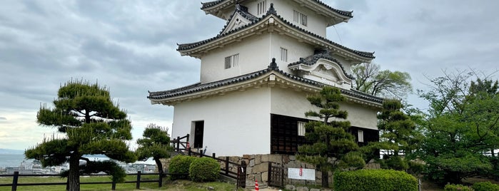 Marugame Castle is one of 日本100名城.