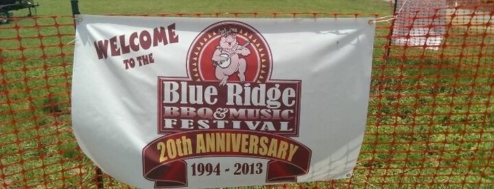Blue Ridge BBQ & Music Festival is one of Western NC Fairs and Festivals.