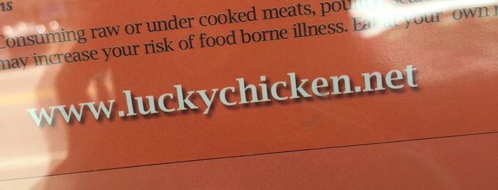 Lucky Chicken is one of nc to do list.