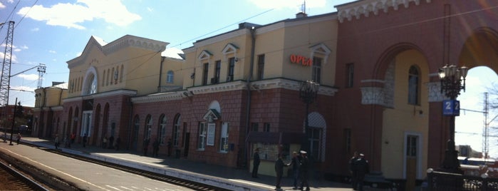 Ж/Д вокзал Орёл is one of rway.