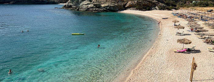 Vitali Beach is one of Andros.