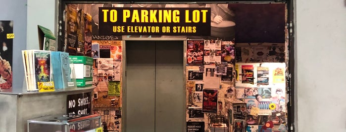 Amoeba Music Parking Garage is one of Vegas & CA-Stadiums, Casinos, Restaurants, Enter..