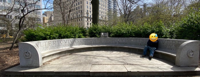 Waldo Hutchins Bench - Central Park is one of The 29 Sculptures of Central Park.