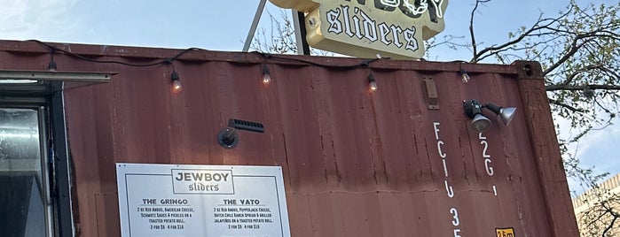 Jewboy Sliders is one of Burgers to Try.