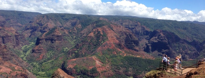 Waimea Canyon Lookout is one of Hawaii's Favorite Spots.