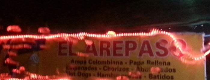 El Arepaso is one of Colombiano arepas.